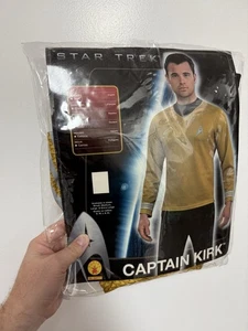 Halloween Rubies Costume Star Trek  - Adult Men’s Captain Kirk Shirt Large L - Picture 1 of 4