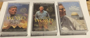 Carlton Heston The Word Selected Psalms Cassette Tapes New Sealed (3) - Bild 1 von 6