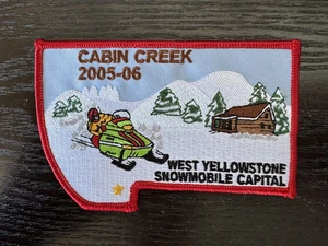2005-2006 Cabin Creek-West Yellowstone-Moto de nieve Capital-Parche - Imagen 1 de 2