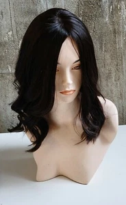 YAFFA WIGS 100% NATURAL HUMAN HAIR BLACK 18'' - Picture 1 of 5