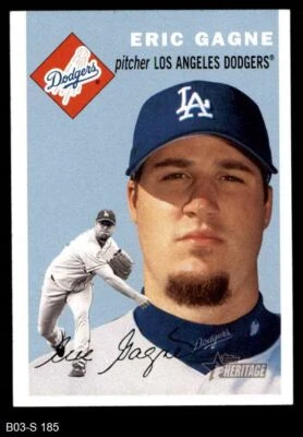 2003 Topps Heritage #185 Eric Gagne Dodgers CYAw 8 - NM/MT - Image 1 of 2