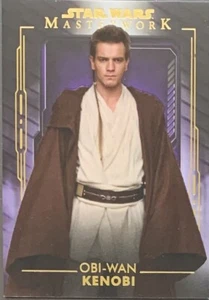 2020 Star Wars Masterwork Obi-Wan Kenobi Purple Parallel #24/50 - Picture 1 of 3