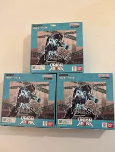 UNION ARENA Kaiju n. 8: 3 scatole di buste booster mai aperte UA28BT Giappone - Foto 1 di 4