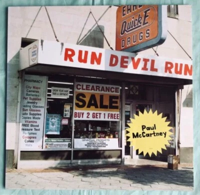 Paul McCartney - Run Devil Run 1999 EU 1st press LP Parlophone Records - Image 1 of 4