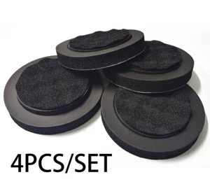 4X 6.5''Wave Shape Car Audio Speaker Ring Bass Door Trim Sound Insulation Cotton - Bild 1 von 19