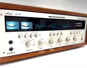 Marantz 2270 Vintage AM/FM Receiver 2 Channels 70 Watts P. Channel w Woodcase - Picture 1 of 14