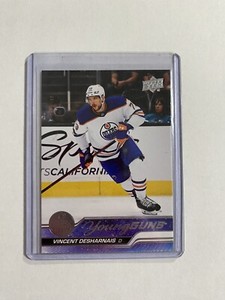 2023-24 UPPER DECK YOUNG GUNS SERIES 1 ROOKIE #202 OILERS VINCENT DESHARNAIS