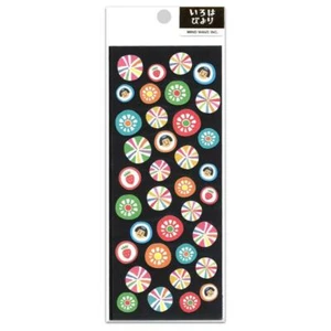LINDAS PEGATINAS DE FLORES Clásico Icono Japonés Papel Redondo Hoja Artesanal NUEVAS - Imagen 1 de 2