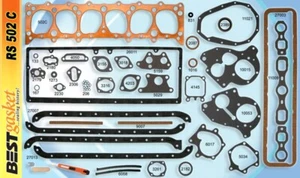 New 1937-1953 Chevrolet 6 216 1941-1949 Truck 235 Full Engine Copper Gasket Set - Picture 1 of 1