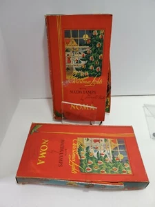 (2) Sets of Vintage Noma Christmas Lights w/Mazda Lamps 1939-Original Boxes - Picture 1 of 6