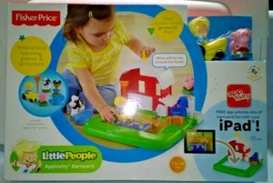 New Little People Apptivity Barnyard Playset + Extra Cow Fisher Price - Imagen 1 de 4