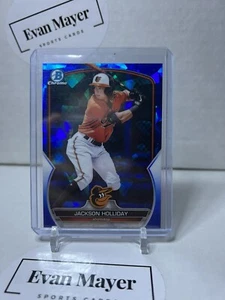 Bowman 2023 Chrome Baseball Blue Ice Jackson Holliday BCP-20 - Foto 1 di 2