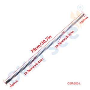 6E0-45511-11 Eje de transmisión largo para motor fueraborda Yamaha F 4HP 5HP 2 / 4T - Imagen 1 de 3