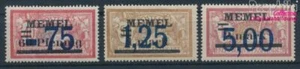 sellos zona del Memel 1922 Mi 49-51 con charnela 1 (10456879 - Imagen 1 de 1
