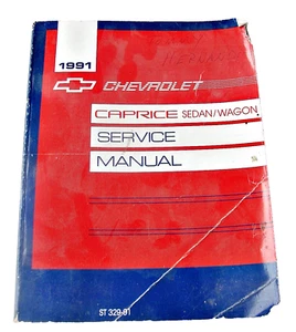 1991 Chevrolet Caprice Sedan / Wagon Factory Original Service Manual ST329-91 - Picture 1 of 5