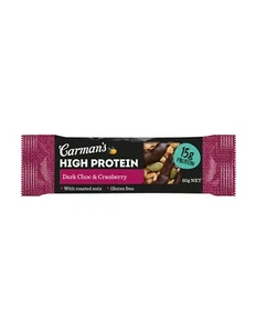 Carman's High Protein Bar Dark Choc & Cranberry 60g x 9 - Bild 1 von 1