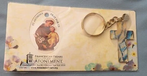PORTACHIAVI SANT'ANTONIO DI PADOVA Frati Francescani dell'Espiazione NUOVO CATTOLICO - Foto 1 di 2