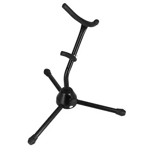 Saxophone Stand Metal Alto Sax Holder Portable Foldable Support Rack - Picture 1 of 22