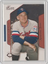 Harmon Killebrew #3 | 2003 Flair Greats - Minnesota Twins