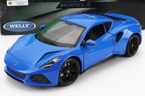 Welly 1/24 Lotus Emira 2021 Blue WE24115B - Picture 1 of 5
