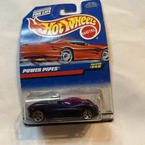Vintage1996 Hot Wheels Model Series Purple w 5sp Power Pipes Collector #349 NEW. - Bild 1 von 5