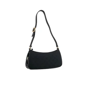 Gucci Vintage Canvas and Patent Mini Pochette - Picture 1 of 9