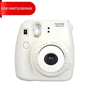 Fuji Instax Mini 8 Instant Film Camera White- FOR PARTS/ REPAIR - Picture 1 of 2