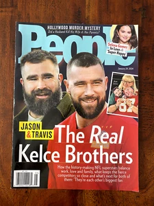 January 29, 2024 People The Real Kelce Brothers Magazine NEWS STAND - Picture 1 of 3