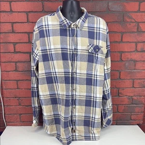 Legendary Whitetails The Original Buck Camp 3XT Men's Checkered Flannel Shirt - Picture 1 of 8