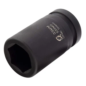 533MD, accionamiento de 1 pulgada, zócalo de impacto profundo de 33 mm, acero Cr-Mo, diseño de esquina de radio... - Imagen 1 de 5