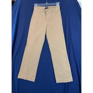 Polo Ralph Lauren Khaki Uniform Pants Boys Size 10 Chino Pockets Flat Front - Picture 1 of 5