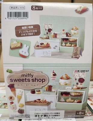 Re-Ment Miniatures Rabbit Miffy Sweets Shop Cake Dessert Full Set - Image 1 of 4