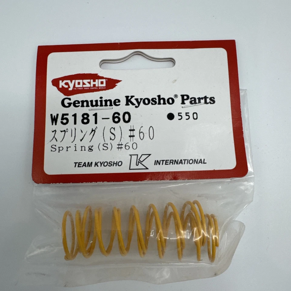 Muelle Kyosho (S/amarillo naranja/#60) W5181-60 Foto 1 de 1