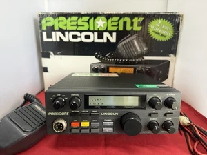 President Lincoln Mk.1 CB 10m Amateur Radio (Original Mic & Bracket) - Afbeelding 1 van 15
