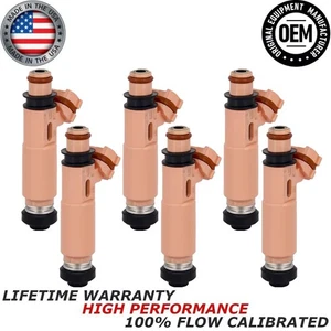 OEM 6x Denso Fuel Injectors Fits 2004-2006 Lexus RX330 3.3L V6 #23250-20030 - Bild 1 von 7