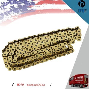 With O-Ring Drive Chain Gold Color 525-120 ATV Motorcycle 525 Pitch 120 Links - Picture 1 of 10