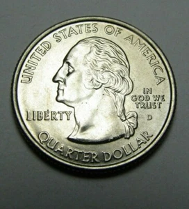 2008-D Oklahoma State Quarter Stempelglanz  - Bild 1 von 2