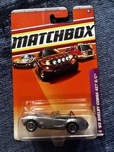 Matchbox '65 1965 Shelby Cobra 427 S/C Gray 1:64 - Picture 1 of 1
