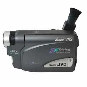 JVC GR-SX851 VHS-C Camera Camcorder Bundle Super VHS 300 X Digital Zoom - Picture 1 of 6