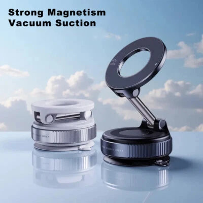 Magnetic Phone Mount Car Holder Vacuum Stand for iPhone Magsafe 15/16/14/13 Pro - Image 1 of 4