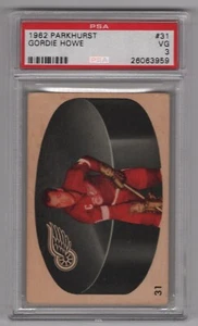 GORDIE HOWE 1962-63 PARKHURST 62-63 N°31 PSA 3 84963 - Photo 1 sur 2