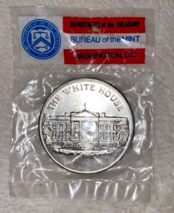 Medalla de la Casa Blanca Ficha Departamento del Tesoro Oficina de la Casa de la Moneda Sello del Presidente - Imagen 1 de 3