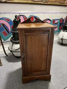 Antique Victorian Mahogany Bedside Table Cabinet - Picture 1 of 6