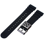 Seiko Watch Band Arnie SNJ025 SNJ027 H558-5009 Black 22 mm Silicone Rubber Strap