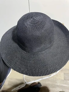 Wallaroo Hat Victoria Black Waterproof Summer Floppy Outdoor Wide Brim - Picture 1 of 4