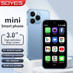 SOYES XS15 3G Mini SmartPhone Android 8.1 3.0inch Display 2GB+16GB Student Phone - Picture 1 of 28