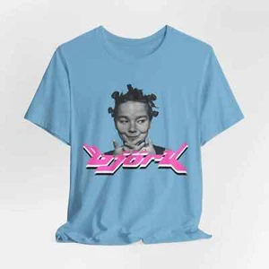 Retor Björk T-Shirt – Retro Bjork Graphic Music Tee, Pop Culture Festival Shirt - Picture 1 of 9