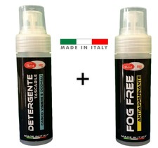spray antiappannante universale visiera+detergente casco,occhiali,maschera 30ml