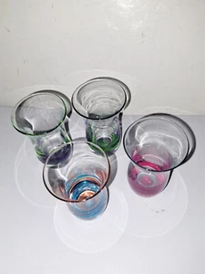 Set of 4 Vintage Aperitif Glasses 3 1/8" - Picture 1 of 4