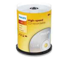 Philips Recordable Blank CD-R Discs 100/200 Pack | Sleeves | 80 Min 52x 700MB